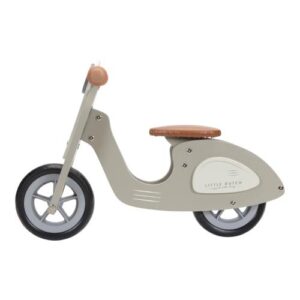 0027154 Little Dutch Loopscooter Olijf 0