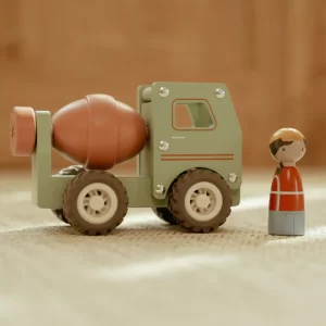 0030090 Houten Cementwagen Groen Essentials
