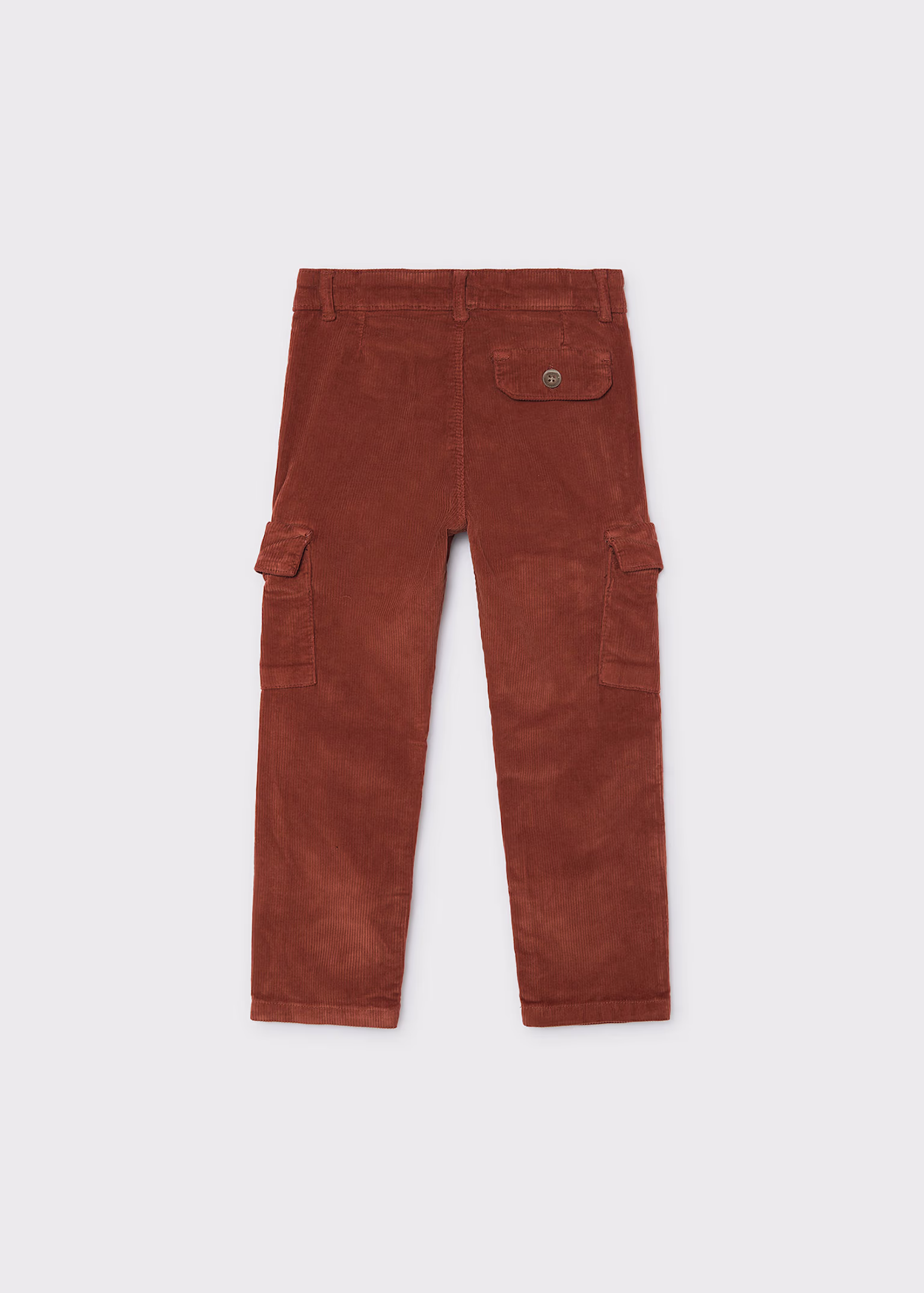 Boys Corduroy Cargo Trousers Tile XL 5