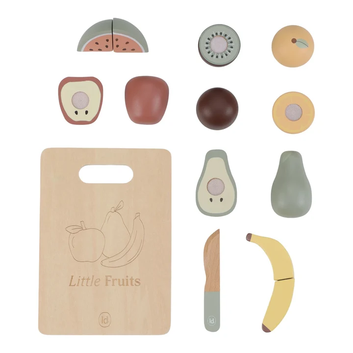 0029900 Houten Snijfruit Met Klittenband Verbinding